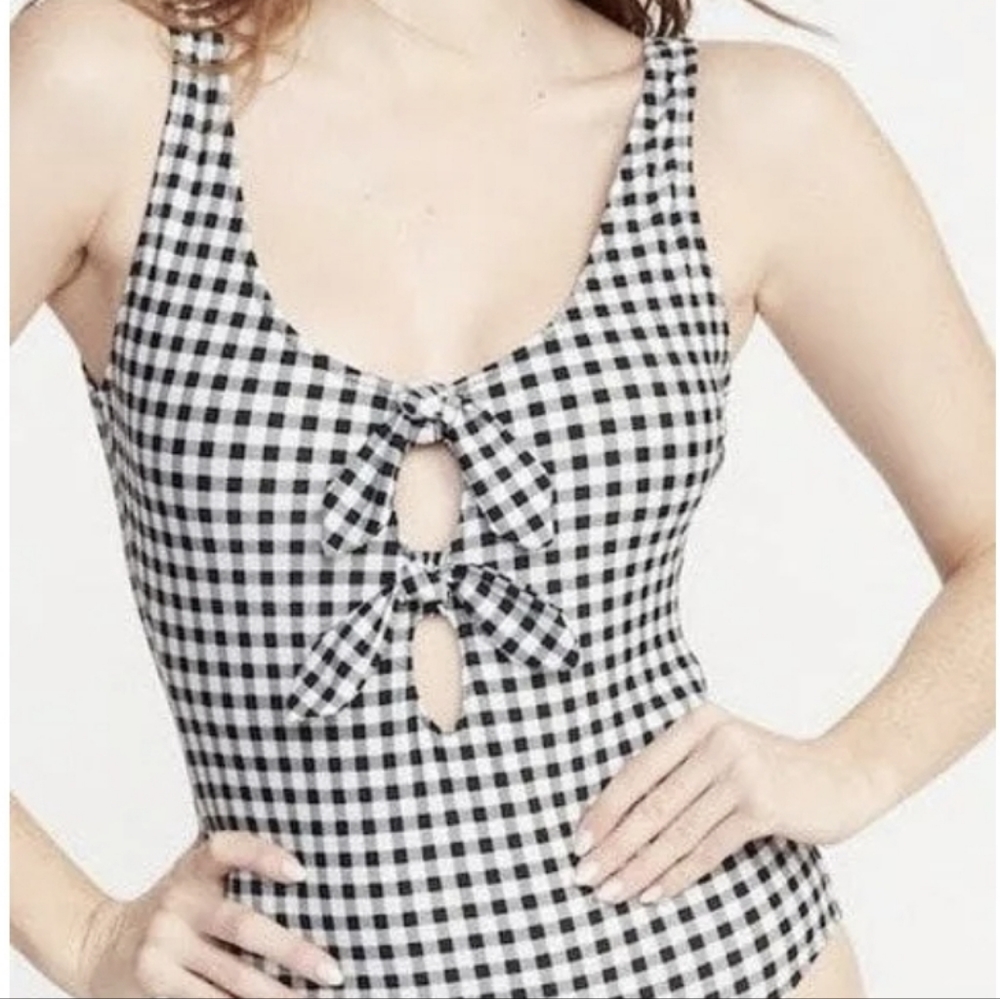 Old Navy Gingham One Piece Swimsuit